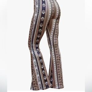 Two pairs of Boho Bell Bottom Fit to Flare Pants